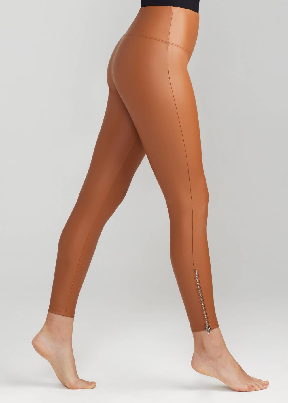Yummie - Faux Leather Shaping Legging with Side Zip – Willow Beautique