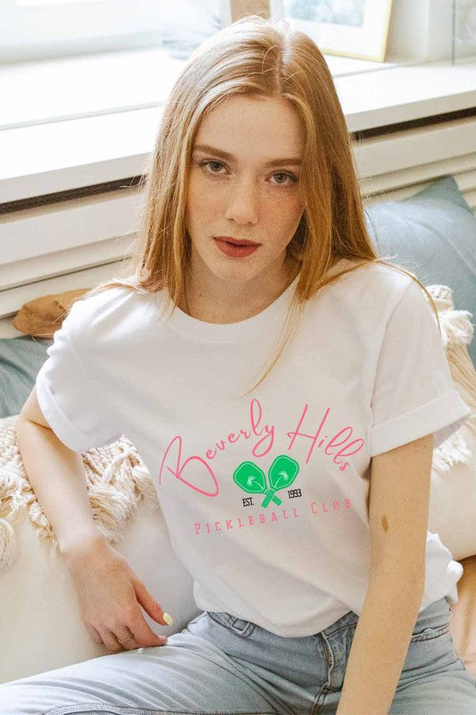 Beverly Hills Pickle Ball Graphic Tee