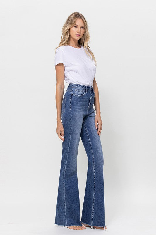SUPER HIGH RISE RELAXED FLARE