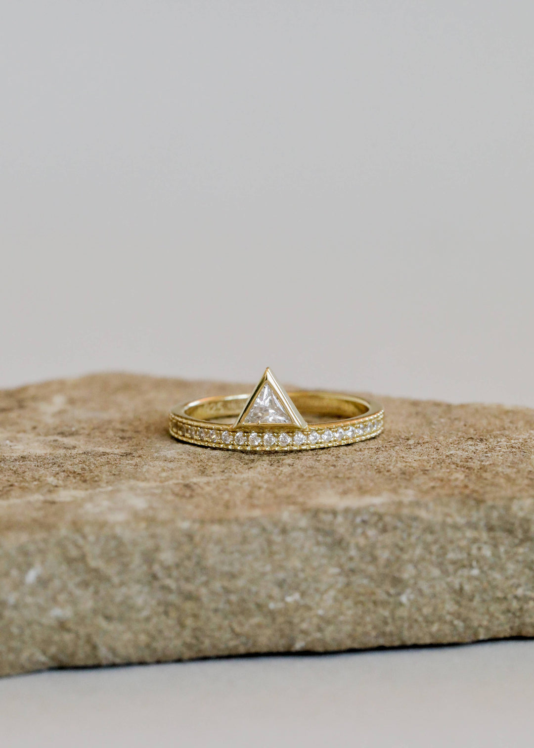 Jax Stacked Triangle Ring